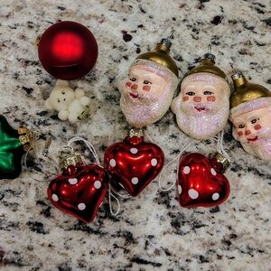 8 Small Christmas Ornaments
